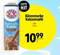 Citti Bärenmarke Kakaomælk tilbud