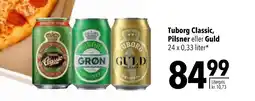 Citti Tuborg Classic, Pilsner eller Guld tilbud