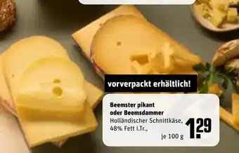 REWE Beemster pikant oder Beemsdammer tilbud