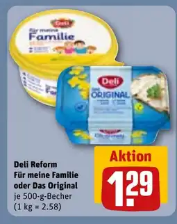 REWE Deli Reform Für meine Familie oder Das Original tilbud