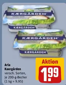 REWE Arla Kaergården versch. Sorten, tilbud