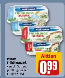 REWE Milram Frühlingsquark tilbud