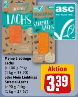 REWE Meine Lieblinge Lachs tilbud