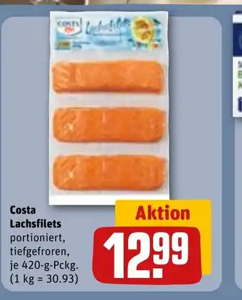 REWE Costa Lachsfilets tilbud