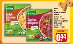 REWE Knorr Fix Nudel-Schinken Gratin tilbud