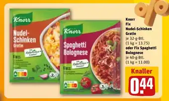 REWE Knorr Fix Nudel-Schinken Gratin tilbud