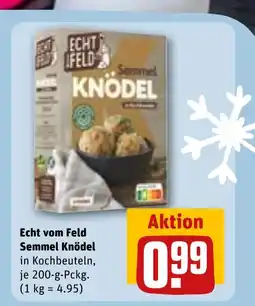 REWE Echt vom Feld Semmel Knödel tilbud