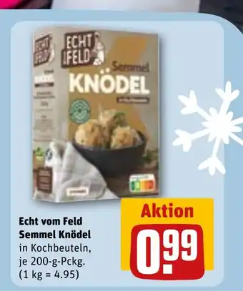 REWE Echt vom Feld Semmel Knödel tilbud