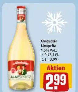 REWE Almdudler Almspritz 4,5% Vol., tilbud