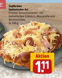 REWE Zupfbraten Italienischer Art tilbud