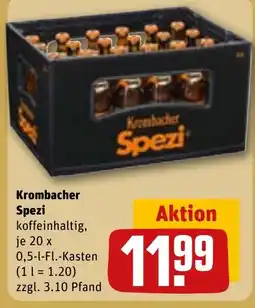 REWE Krombacher Spezi tilbud