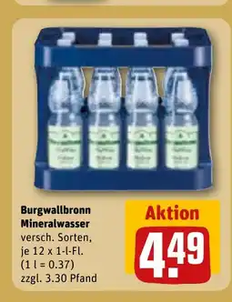 REWE Burgwallbronn Mineralwasser tilbud