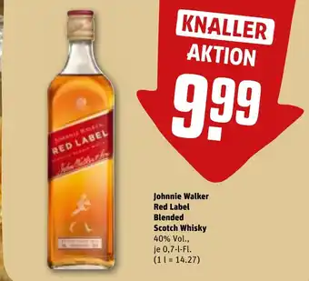 REWE Johnnie Walker Red Label Blended Scotch Whisky 40% Vol., tilbud