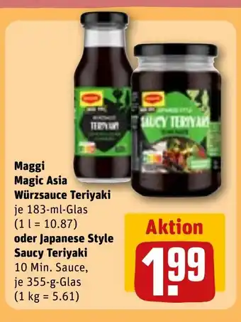 REWE Maggi Magic Asia Würzsauce Teriyaki tilbud