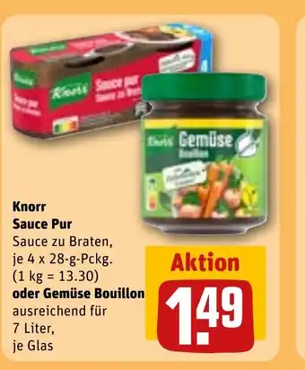 REWE Knorr Sauce Pur tilbud