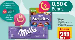 REWE Milka Schokolade Alpenmilch, tilbud