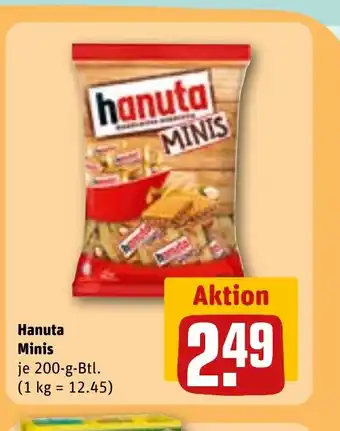 REWE Hanuta Minis tilbud