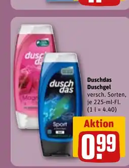 REWE Duschgel versch. Sorten, tilbud