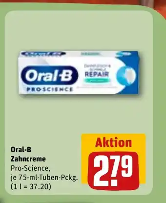 REWE Oral-B Zahncreme Pro-Science, tilbud