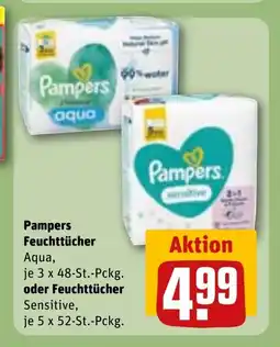 REWE Pampers Feuchttücher tilbud