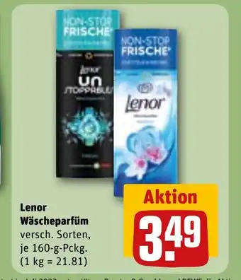 REWE Lenor Wäscheparfüm tilbud