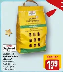 REWE Deutschland: Speisekartoffeln Cilena tilbud