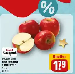 REWE Deutschland: Rote Tafeläpfel >>Braeburn<< tilbud