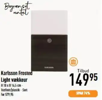 Imerco Karlsson Frosted Light vækkeur tilbud