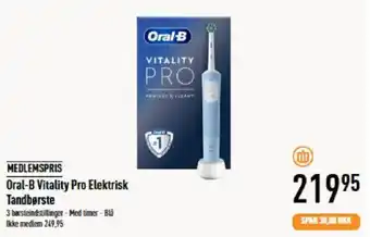 Imerco MEDLEMSPRIS Oral-B Vitality Pro Elektrisk Tandbørste tilbud