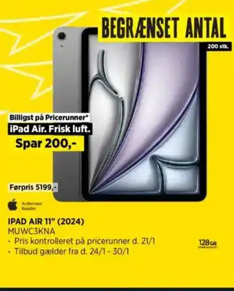 Power Ipad air 11" (2024) tilbud