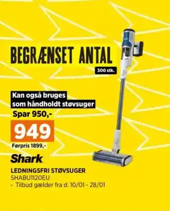 Power Shark LEDNINGSFRI STØVSUGER SHABU1120EU tilbud