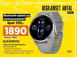 Power Garmin. venu 2 plus smartwatch tilbud