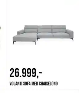 Ilva Volanti sofa med chaiselong tilbud