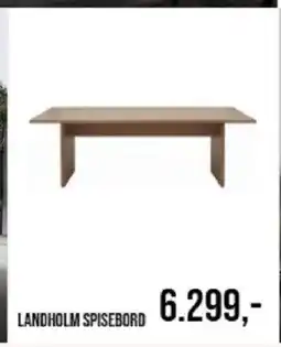 Ilva Landholm spisebord tilbud