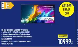 Elgiganten Lg 86 qned 80 4k qned tv (2024) tilbud