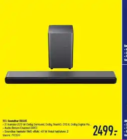 Elgiganten TCL Soundbar S55HE tilbud