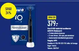 Elgiganten Oral-B 102 elektrisk tandbørste 612272 (Nattesort) tilbud