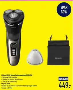 Elgiganten Philips 3000 Series barbermaskine $324212 tilbud