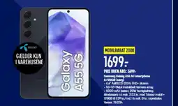 Elgiganten PRIS UDEN ABO Samsung Galaxy A55 5G smartphone 8/128GB (navy) tilbud