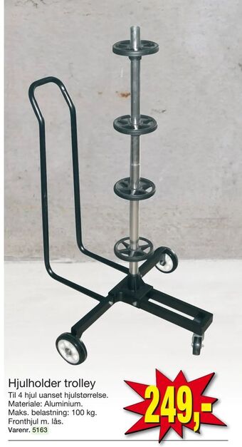 Harald Nyborg Hjulholder trolley tilbud