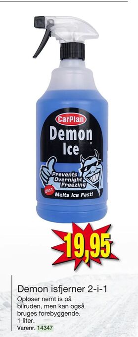 Harald Nyborg Demon isfjerner 2-i-1 tilbud