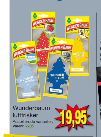Harald Nyborg Wunderbaum luftfrisker tilbud