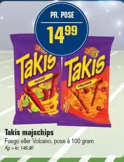 Otto Duborg Takis majschips tilbud