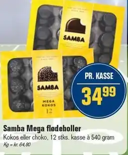 Otto Duborg Samba Mega Flødeboller tilbud