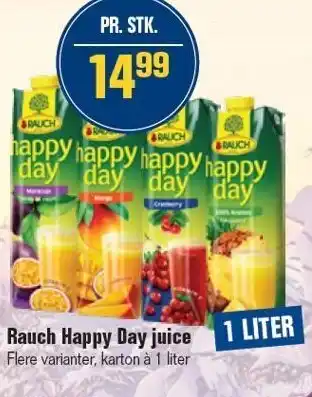 Otto Duborg Rauch Happy Day juice tilbud