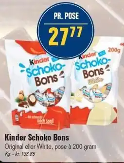 Otto Duborg Kinder Schoko Bons tilbud