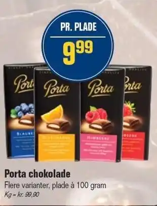 Otto Duborg Porta chokolade tilbud