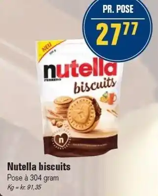 Otto Duborg Nutella biscuits tilbud