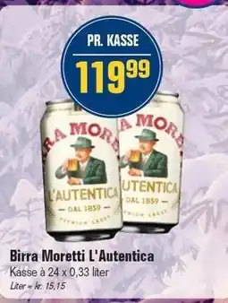 Otto Duborg Birra Moretti L'Autentica tilbud