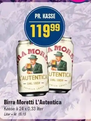 Otto Duborg Birra Moretti L'Autentica tilbud